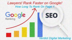 Rank Faster on Google Law Firm SEO Services