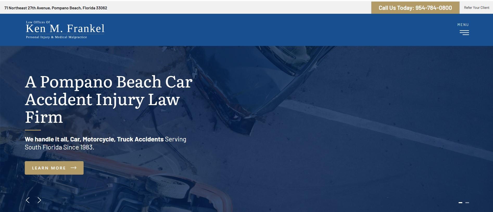 ranking personal injury lawyer seo website